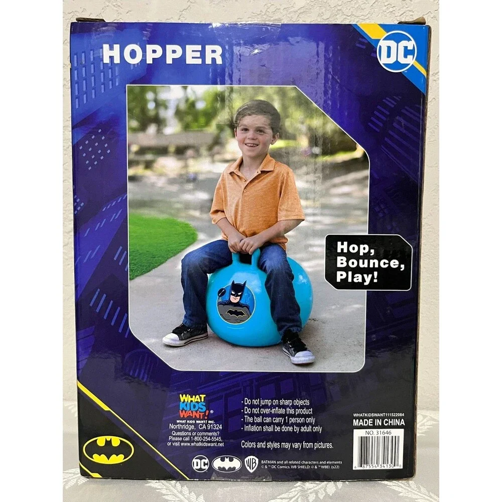 Batman Bouncy Ball - Outdoor Toys. Includes a 15
